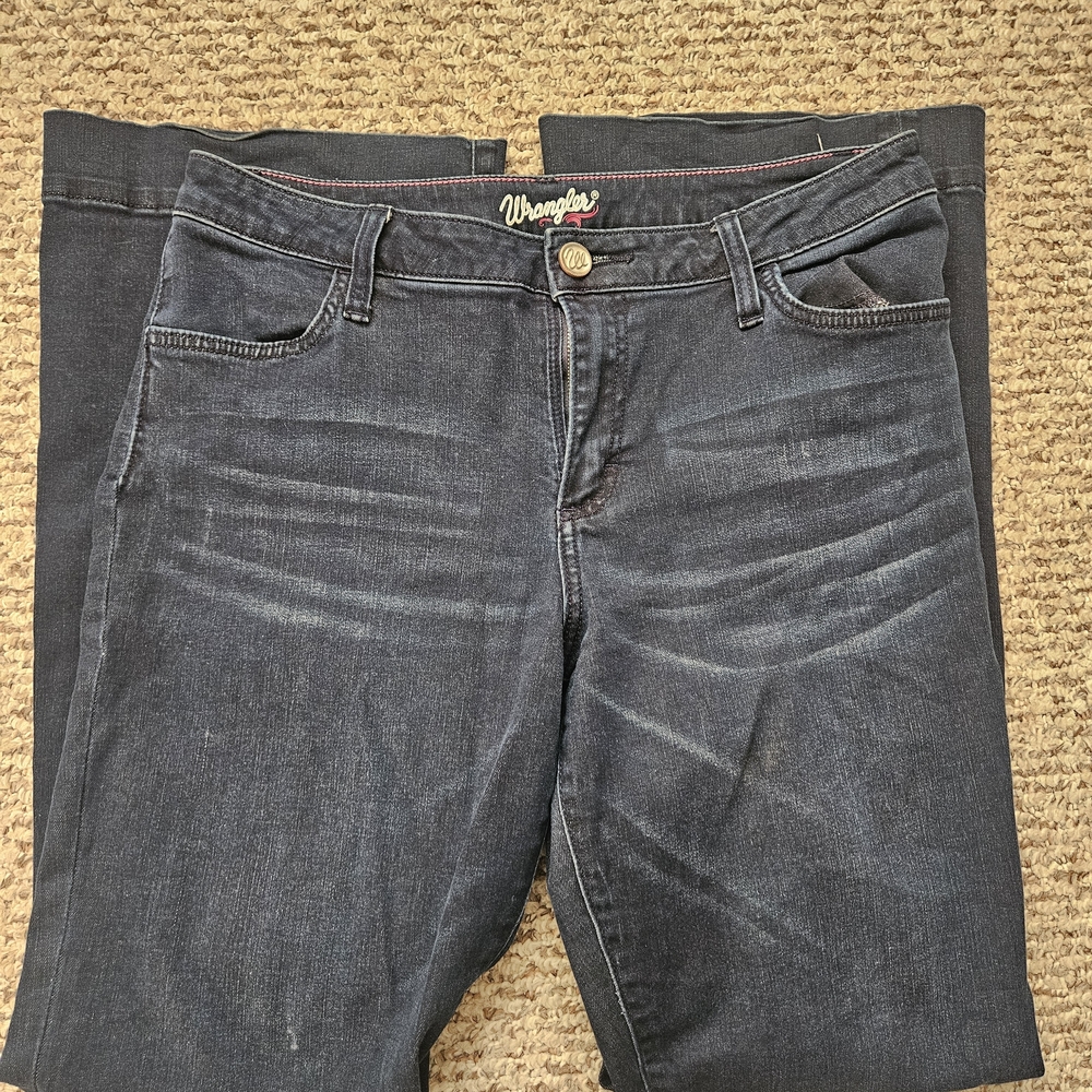 Wrangler Women's Midnight Blue Straight Leg Jeans